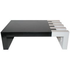 'Concerto' Memphis Style Cocktail / Coffee Table, Italian