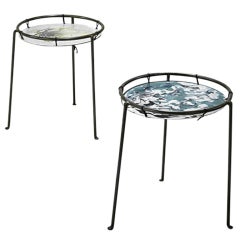 Pair Modernist End Tables by Swift/Monell