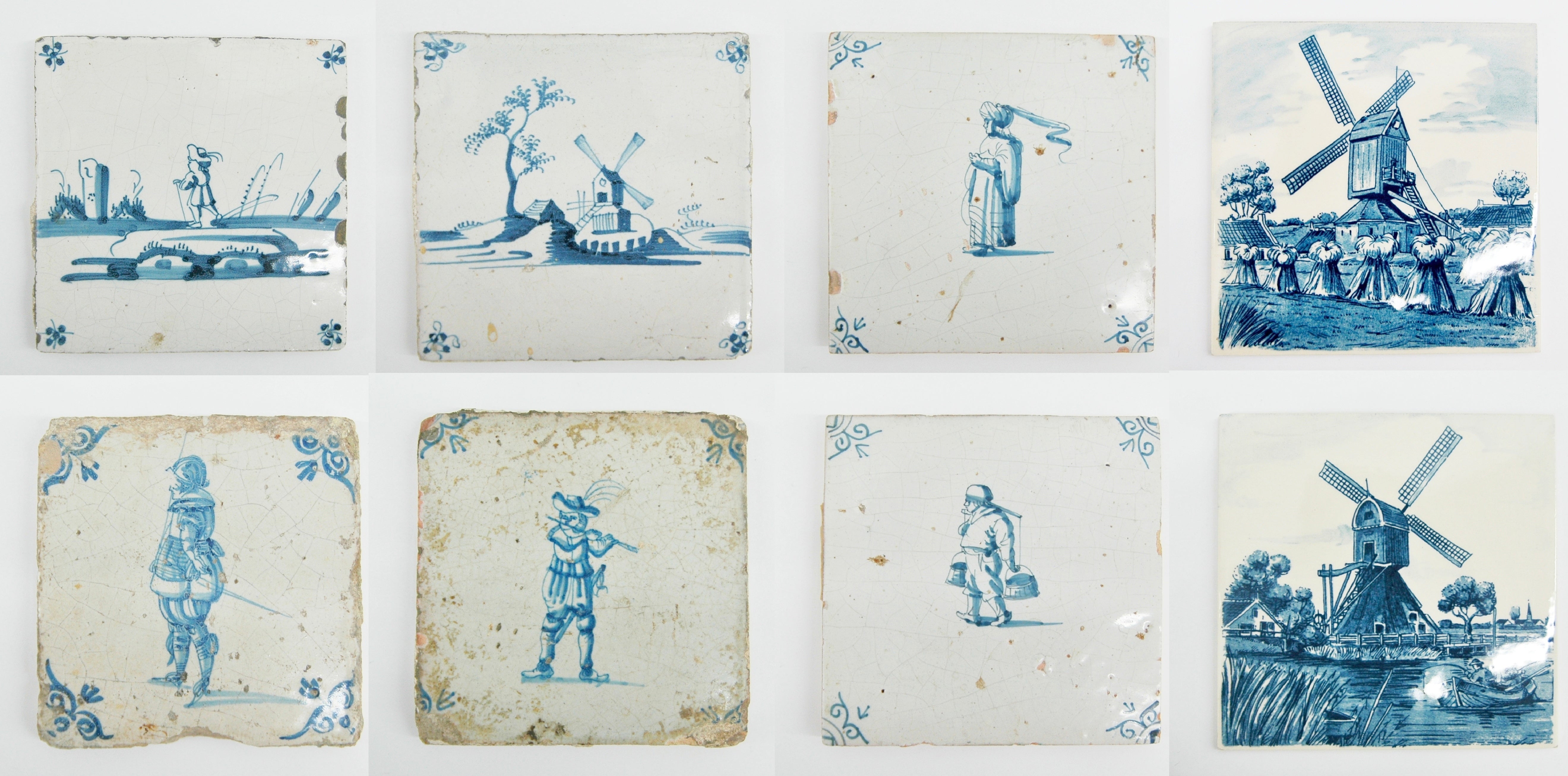 Group of Early Delft Tiles