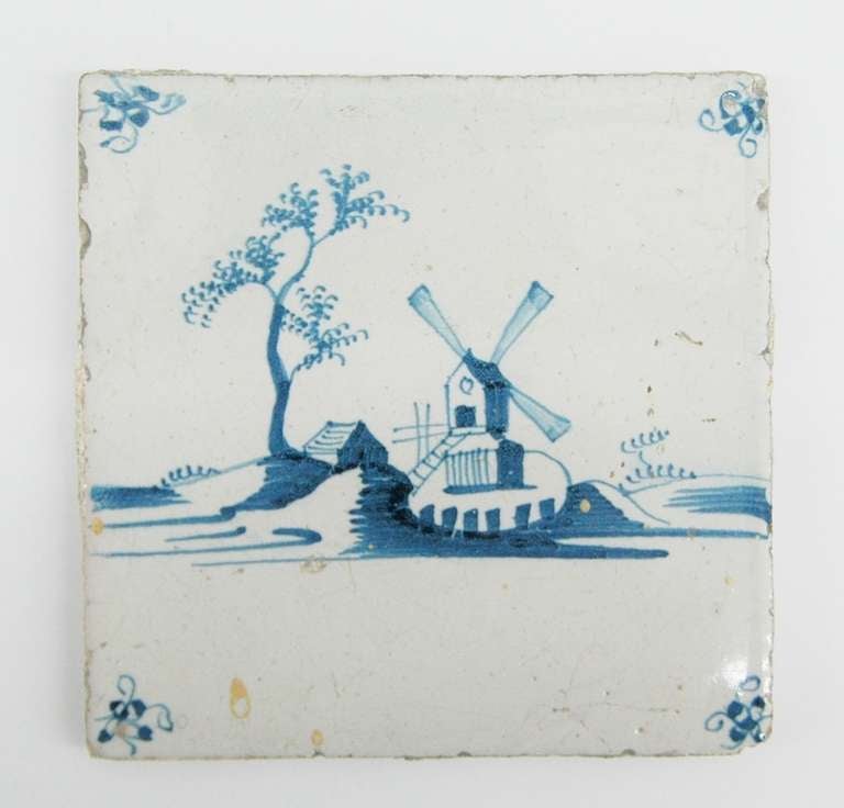 Group of Early Delft Tiles In Good Condition In NYC, NY