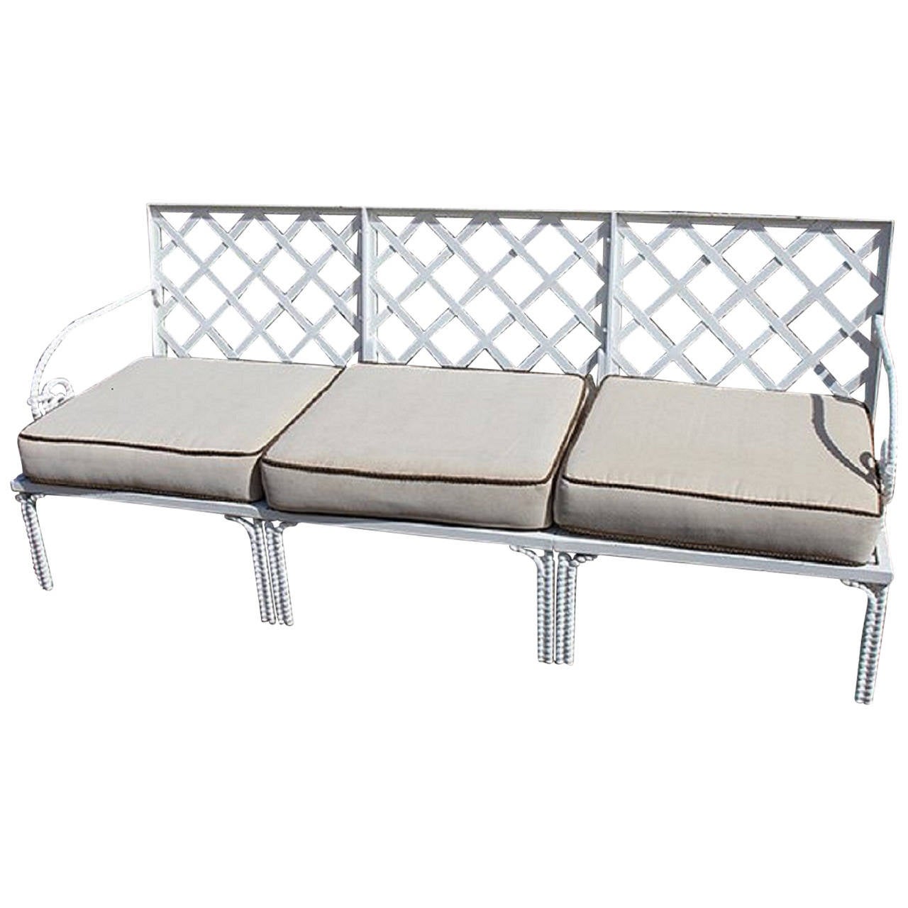 Set of Wrought Iron Patio Furniture from the Mellon Estate at 1stDibs
