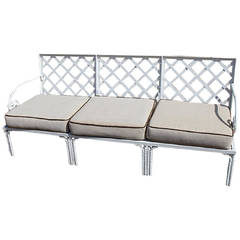 Used Set of Wrought Iron Patio Furniture from the Mellon Estate