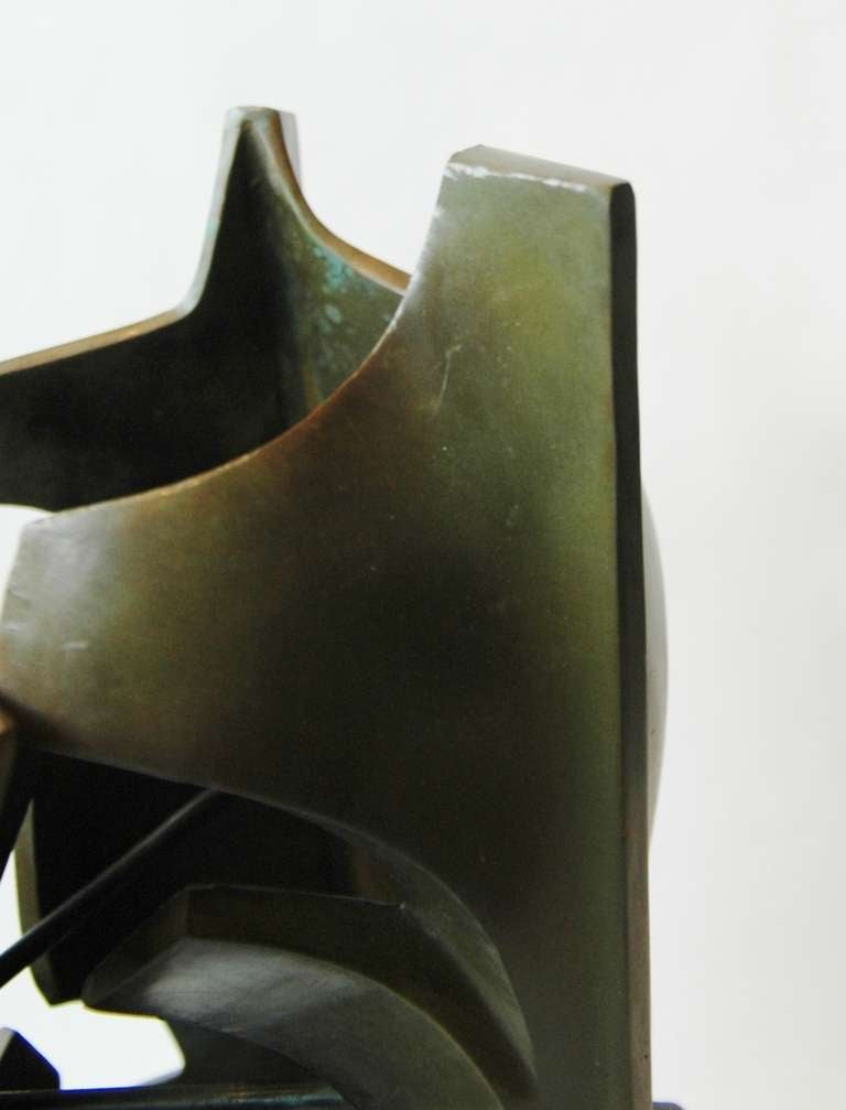 Mid-20th Century Malcolm Leland Sculpture/Floor Sconce