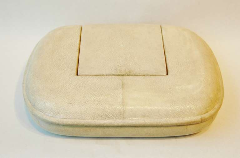 A Shagreen Jewelry or Decorative Box