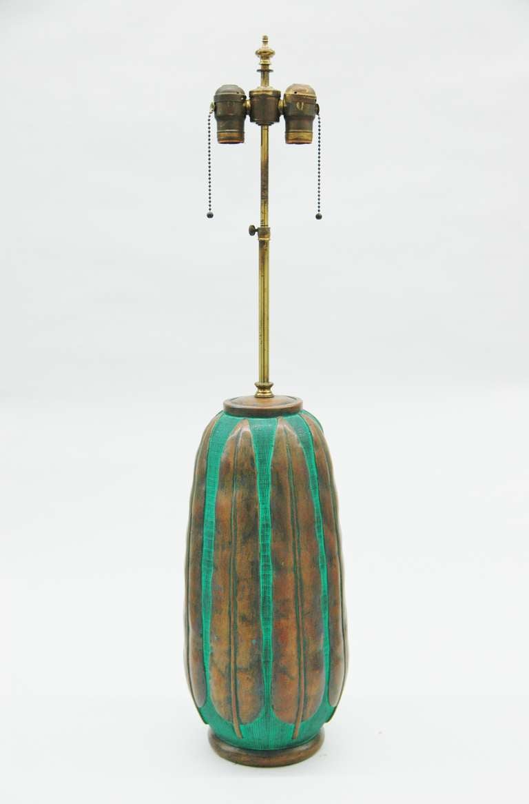 Mid-Century Modern Italian Ceramic Table Lamp