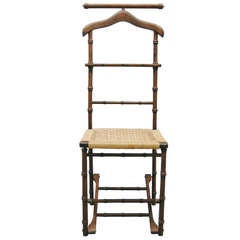 An Italian Folding Valet Chair