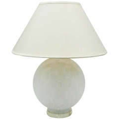 A Large Murano Glass Table Lamp