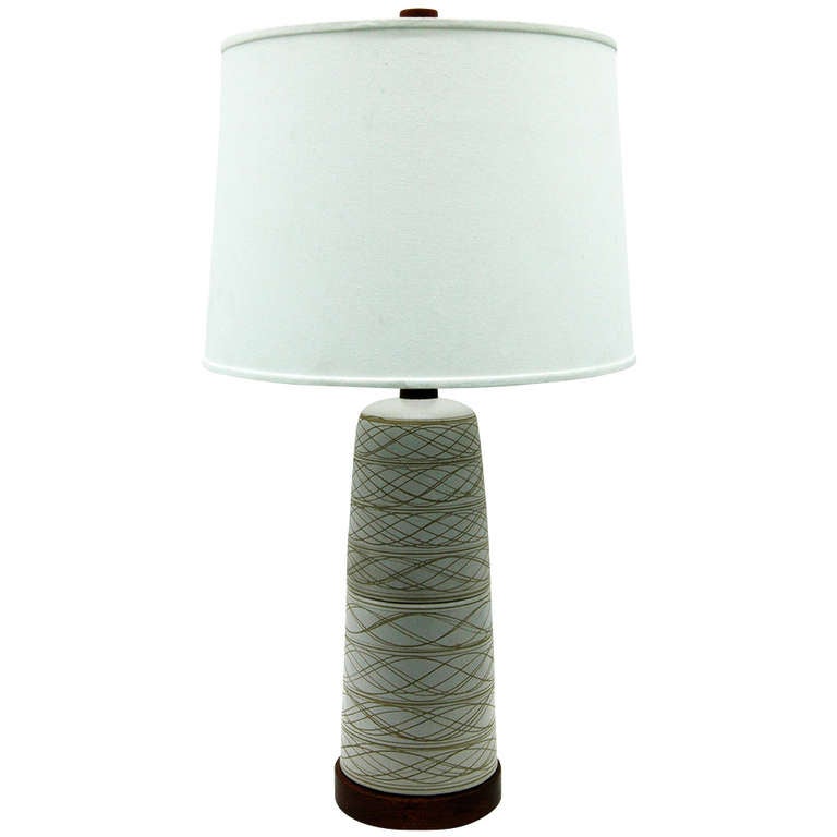 Ceramic Table Lamp by Gordon Martz for Marshalls Studio at 1stdibs