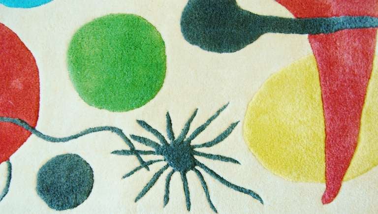 Abstract Rug/Tapestry in the Style of Joan Miró For Sale at 1stDibs ...