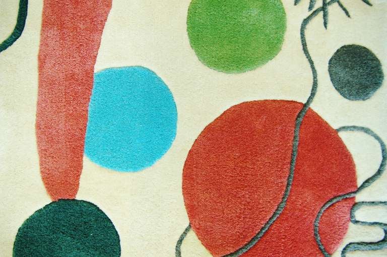 Abstract Rug/Tapestry in the Style of Joan Miró For Sale at 1stDibs ...