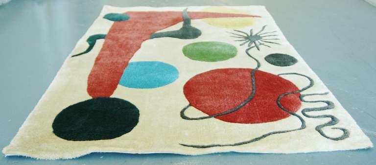 Abstract Rug/Tapestry in the Style of Joan Miró For Sale at 1stDibs ...