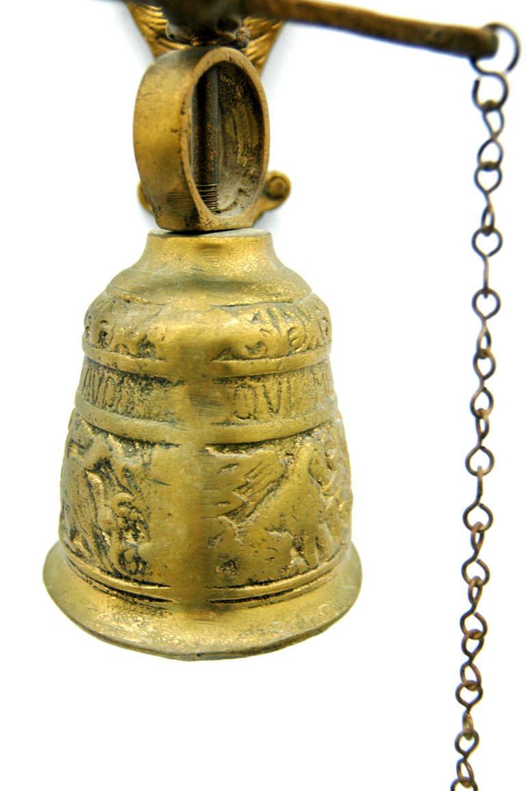 antique brass door bell