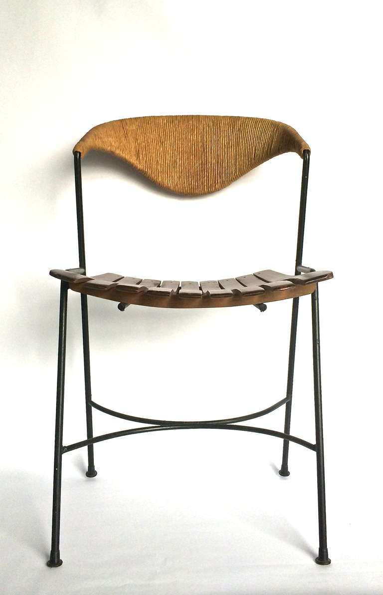 Mid-Century Modern Set of Four Chairs by Arthur Umanoff