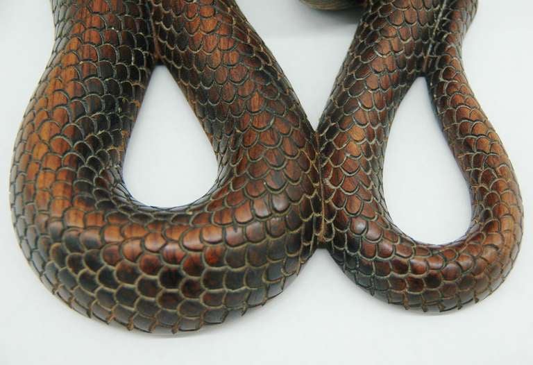 A Unique Pair of Cobra Candlesticks attributed to Anthony Redmille 1