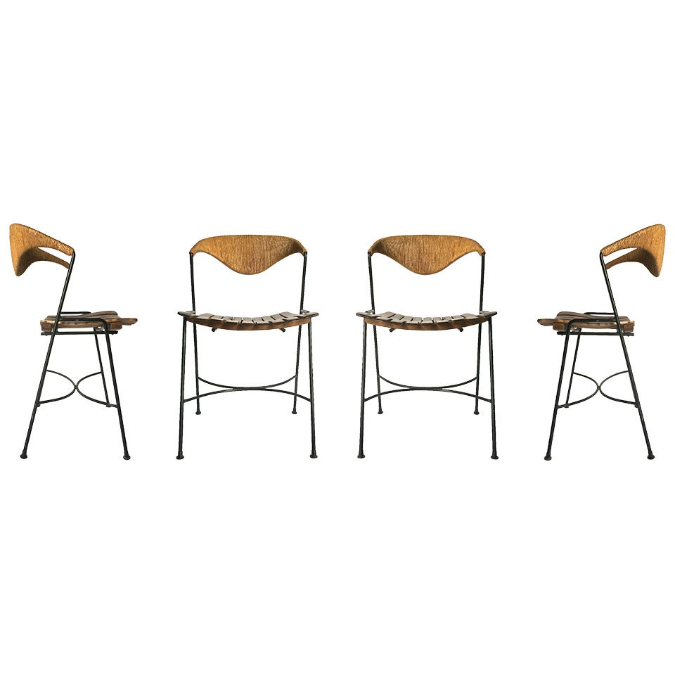 Set of Four Chairs by Arthur Umanoff