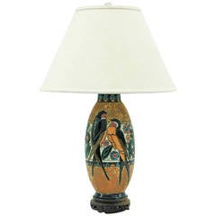 Vintage Gouda Vase Table Lamp