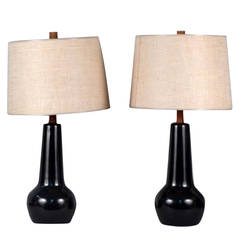 Pair of Martz Ceramic Lamps