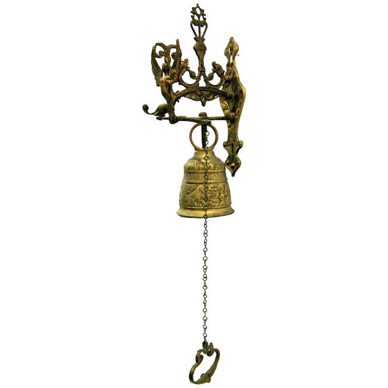 Old Fashion Brass Door Bell at 1stDibs antique brass door bell