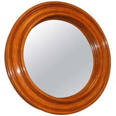 Vintage An Impressive Circular Mirror by Ralph Lauren