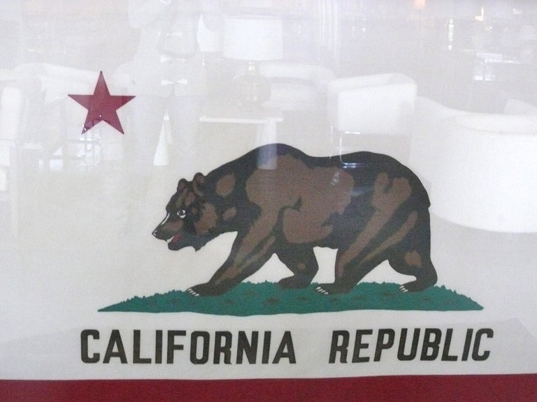 Massive Vintage California State Flag at 1stDibs