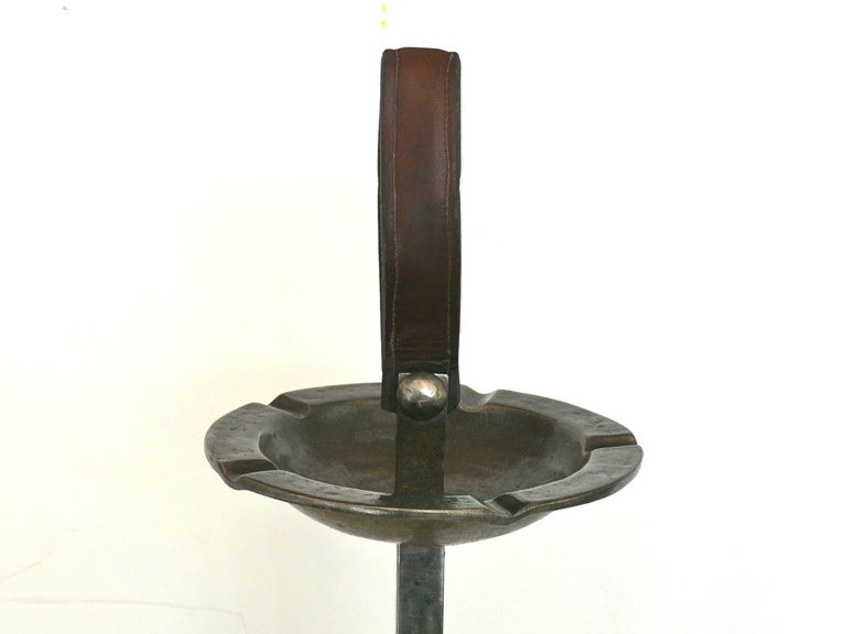 Adnet Style Ashtray Stand In Good Condition In Beverly Hills, CA