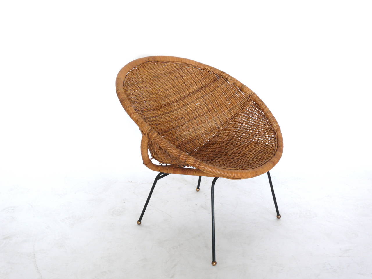 woven bucket chair