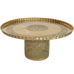 Ornate Brass Coffee Table