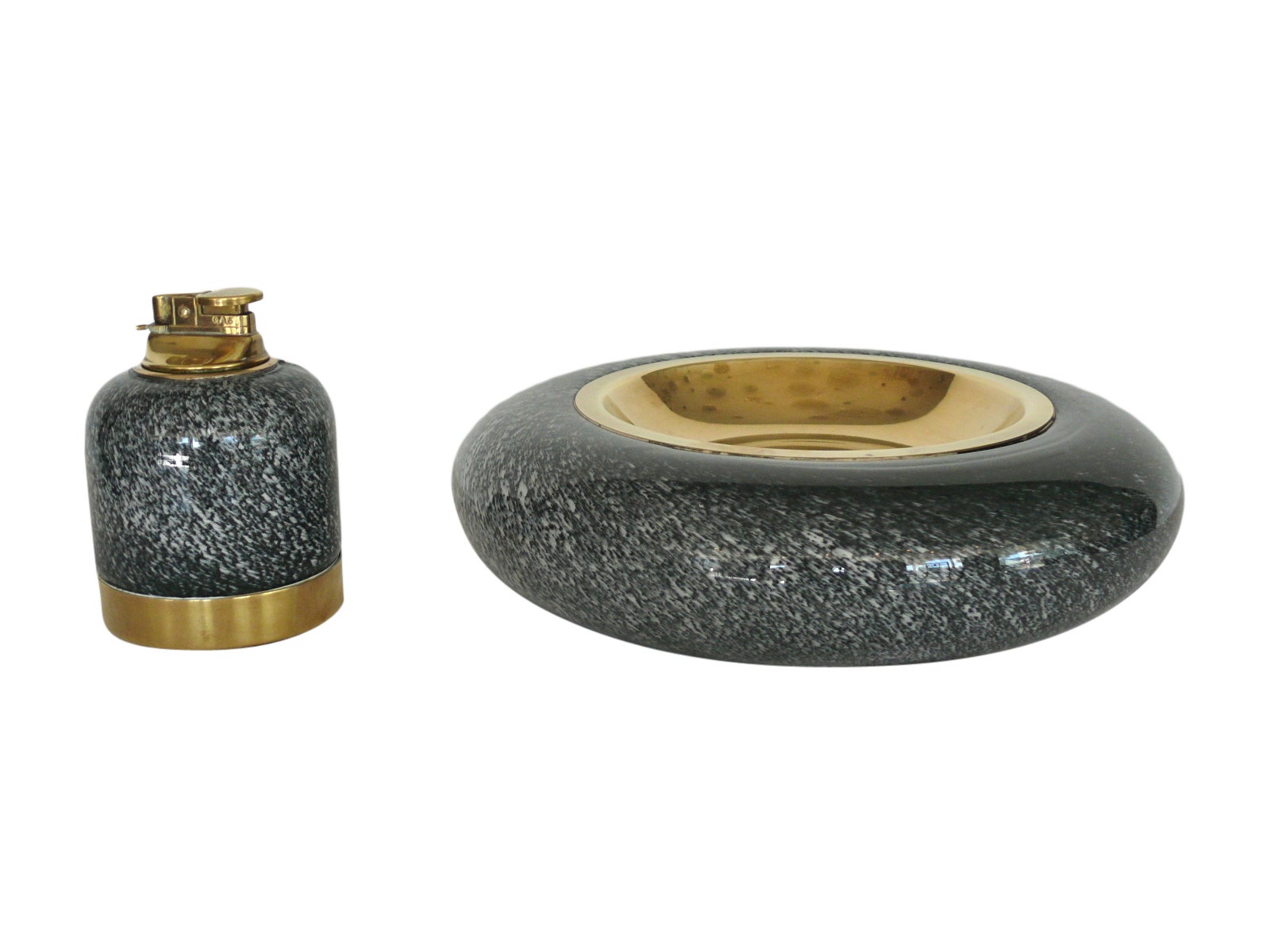 Ashtray and Lighter Set By Tommaso Barbi