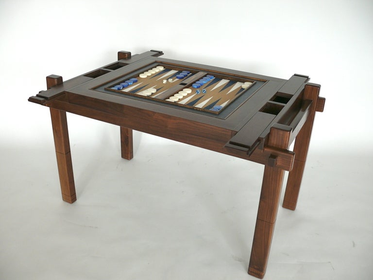Walnut Wood Backgammon Table 4