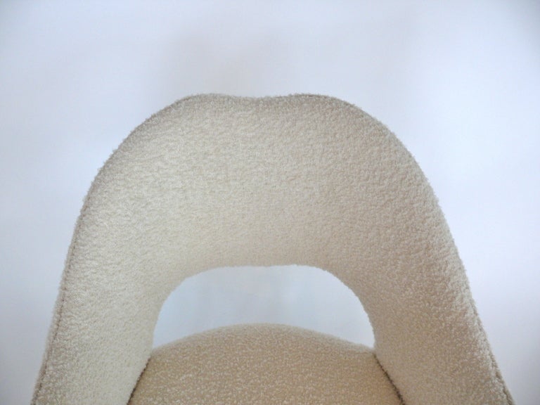 Italian Wool Boucle Sculptural Chairs 2