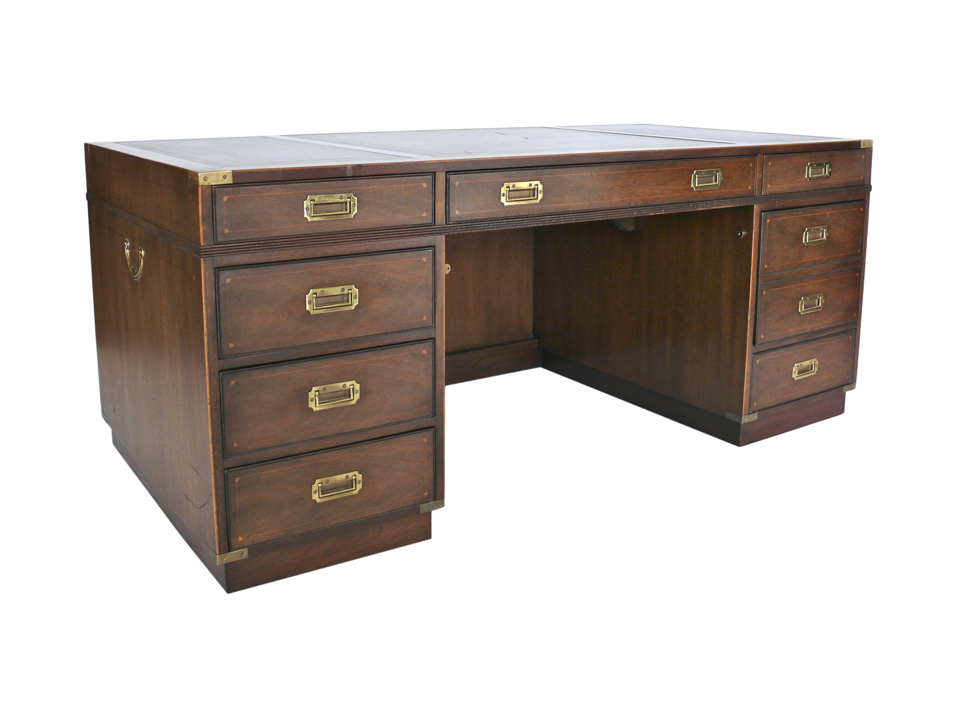 Rosewood Campaign Desk by Kittinger