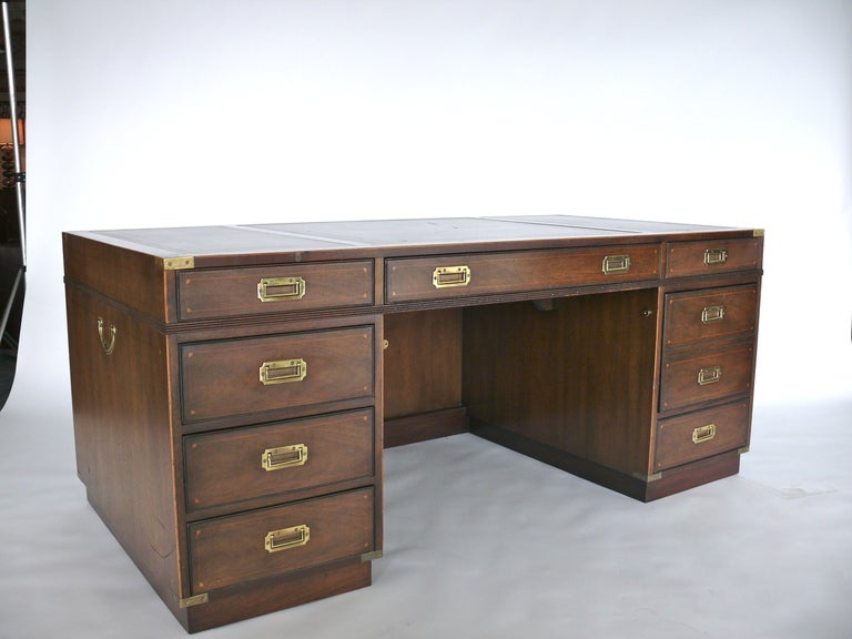 Rosewood Campaign Desk by Kittinger 4