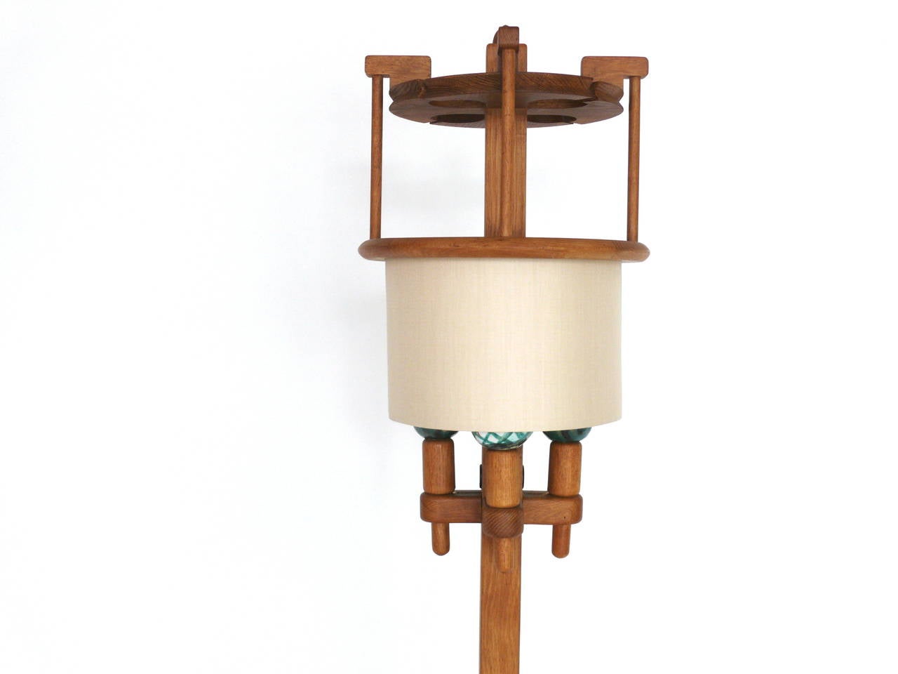 Guillerme and Chambron Floor Lamp with Table