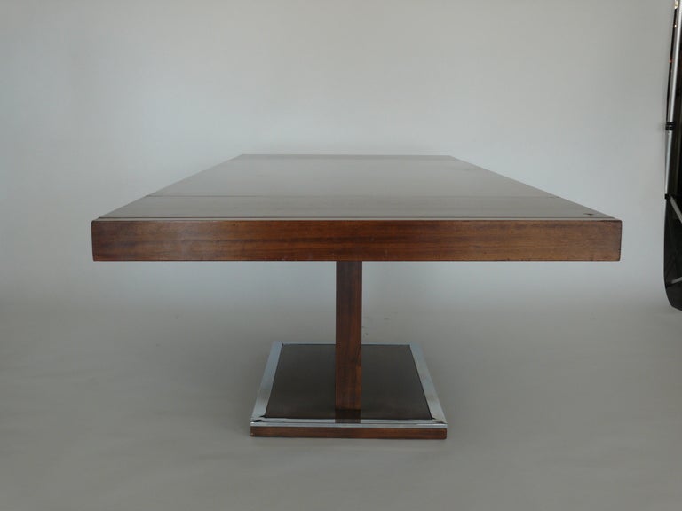 20th Century Pedestal Table by Milo Baughman