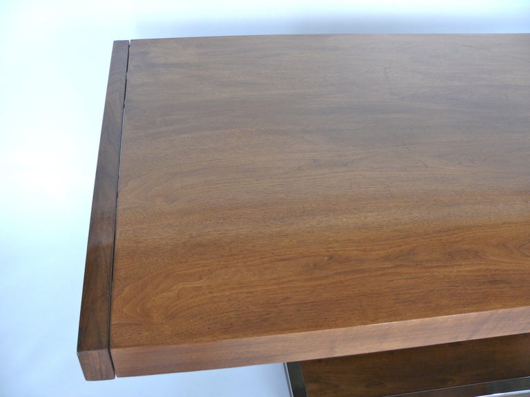 Wood Pedestal Table by Milo Baughman