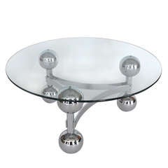 French Chrome Sputnik Table