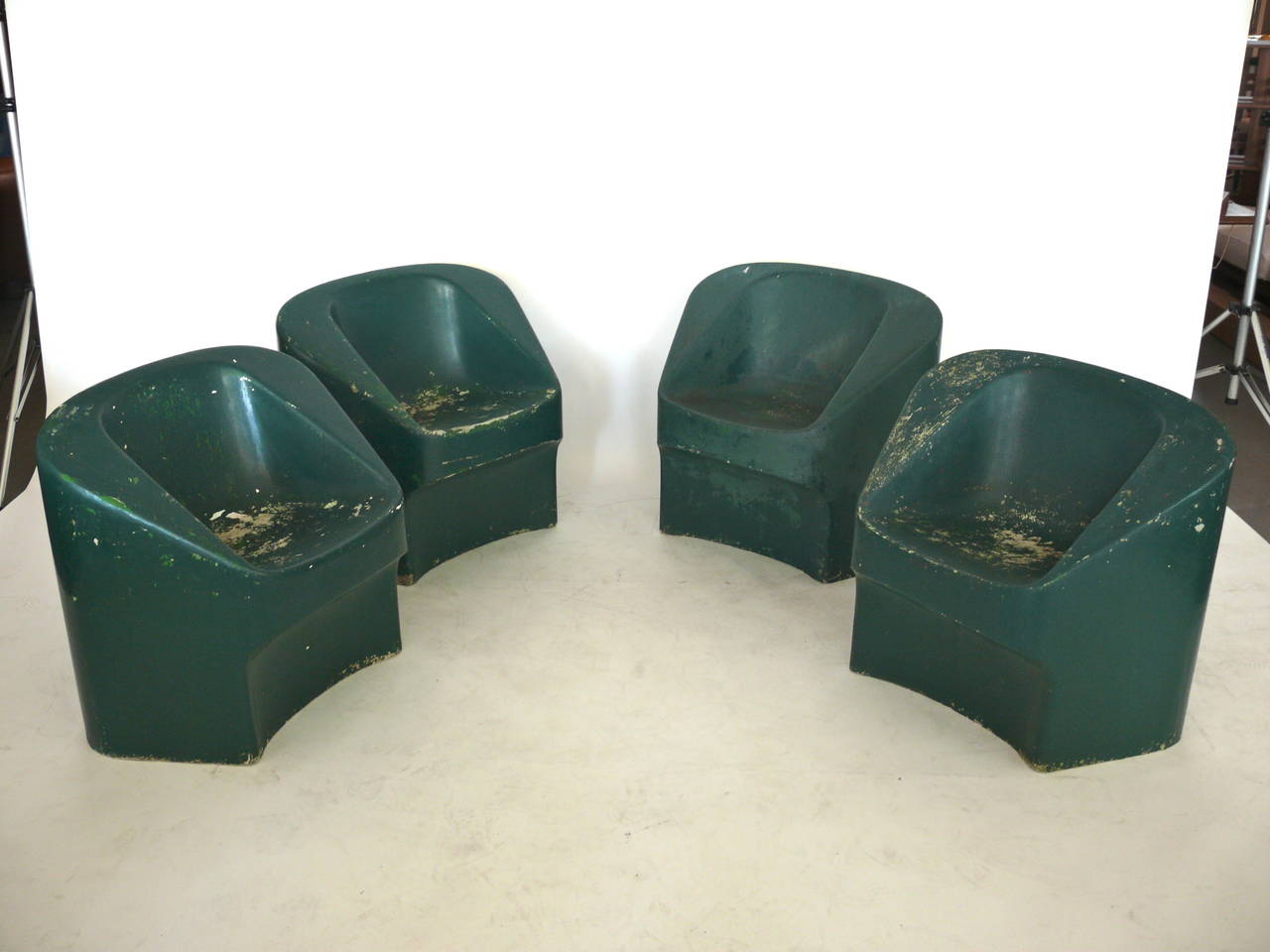 Mid-Century Modern Architectural Chairs by Willy Guhl