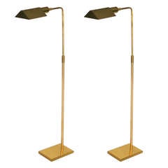 Brass Koch and Lowy Reading Lamps