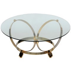 Brass Ring Coffee Table