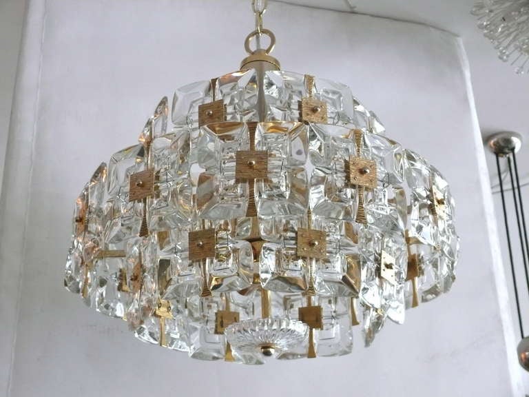 Brass Palwa Chandelier