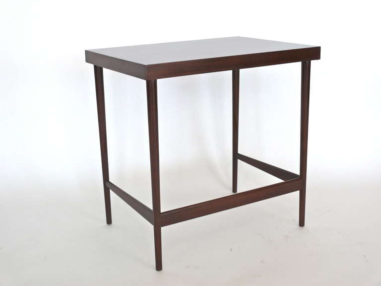 Walnut Nesting Tables by Bertha Schaeffer for Singer and Sons 1