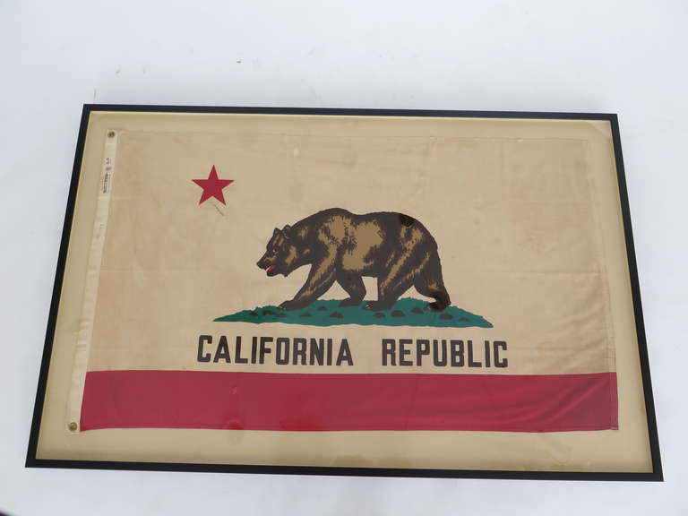 20th Century Vintage California State Flag