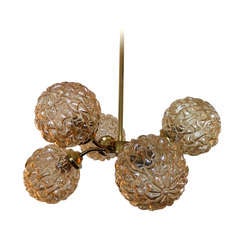 Austrian Sputnik Globe Chandelier