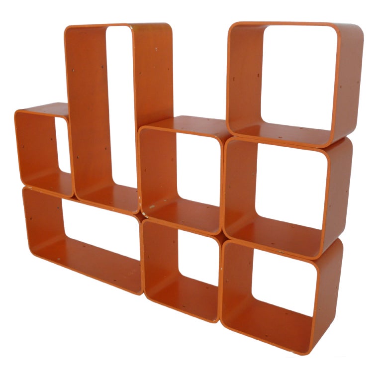 Italian Modular Cube Shelving At 1stdibs Italian Modular Cube Shelving For