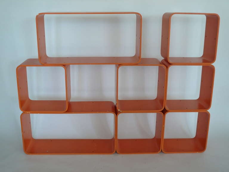 modular cube shelves