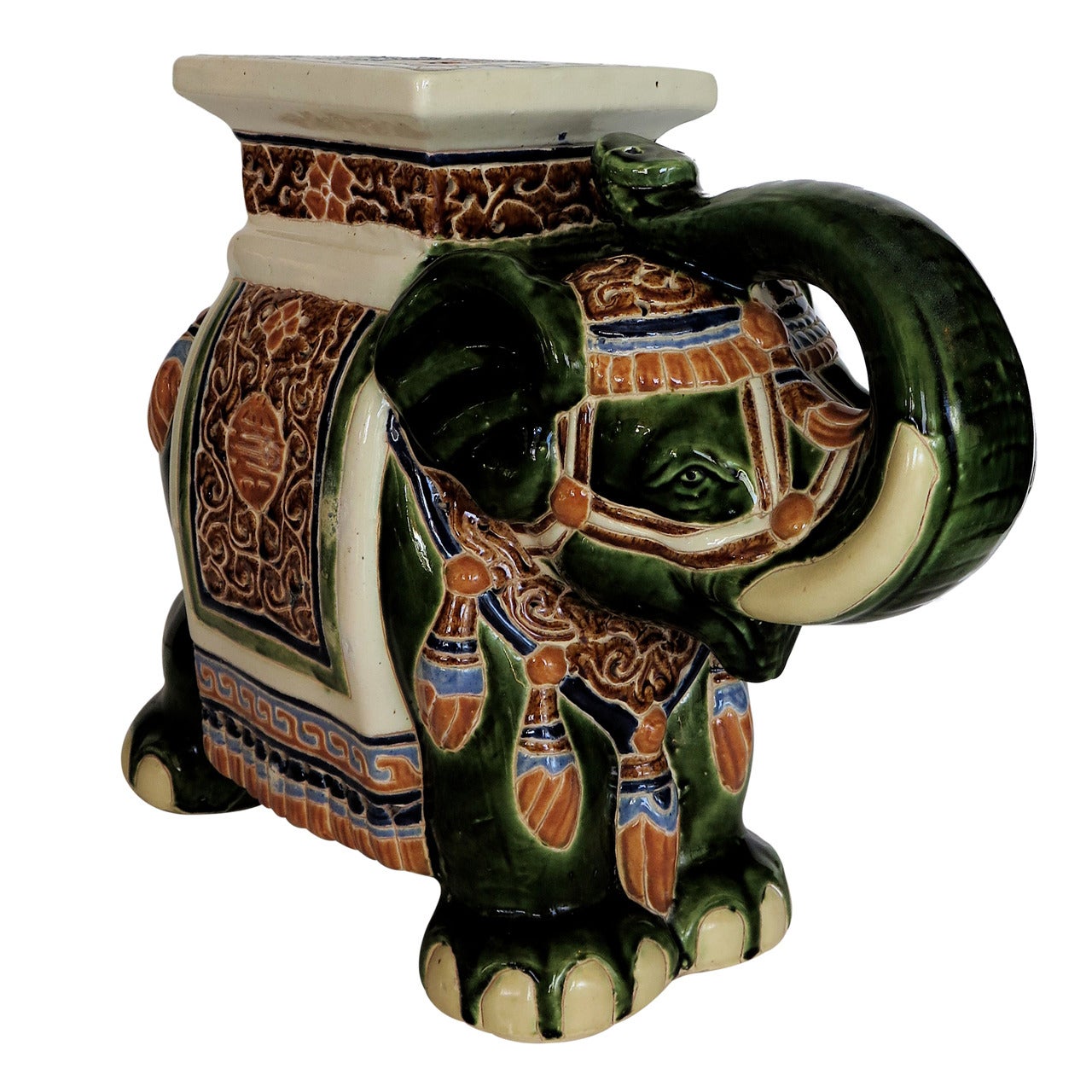 Ceramic Elephant at 1stDibs