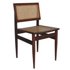 Teak and Caned Chair