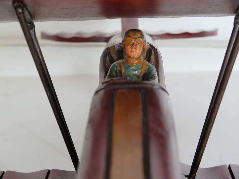 American Wooden Airplane Model