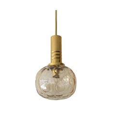 Austrian Amber Globe Pendants 8