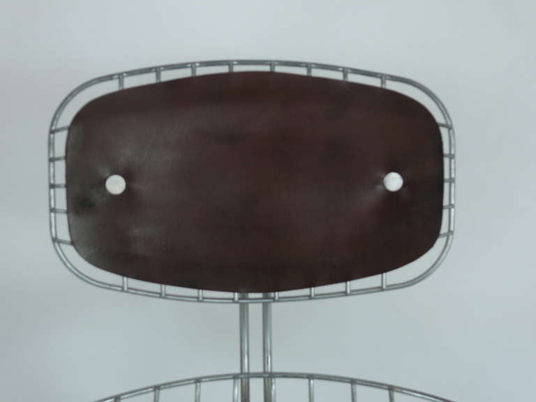 Pompidou Desk Chair In Excellent Condition In Beverly Hills, CA